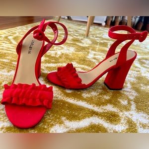 NWOT. Red heels